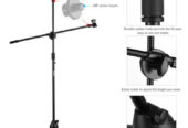 Microphone Stand Adjustable Mic Stand & Boom